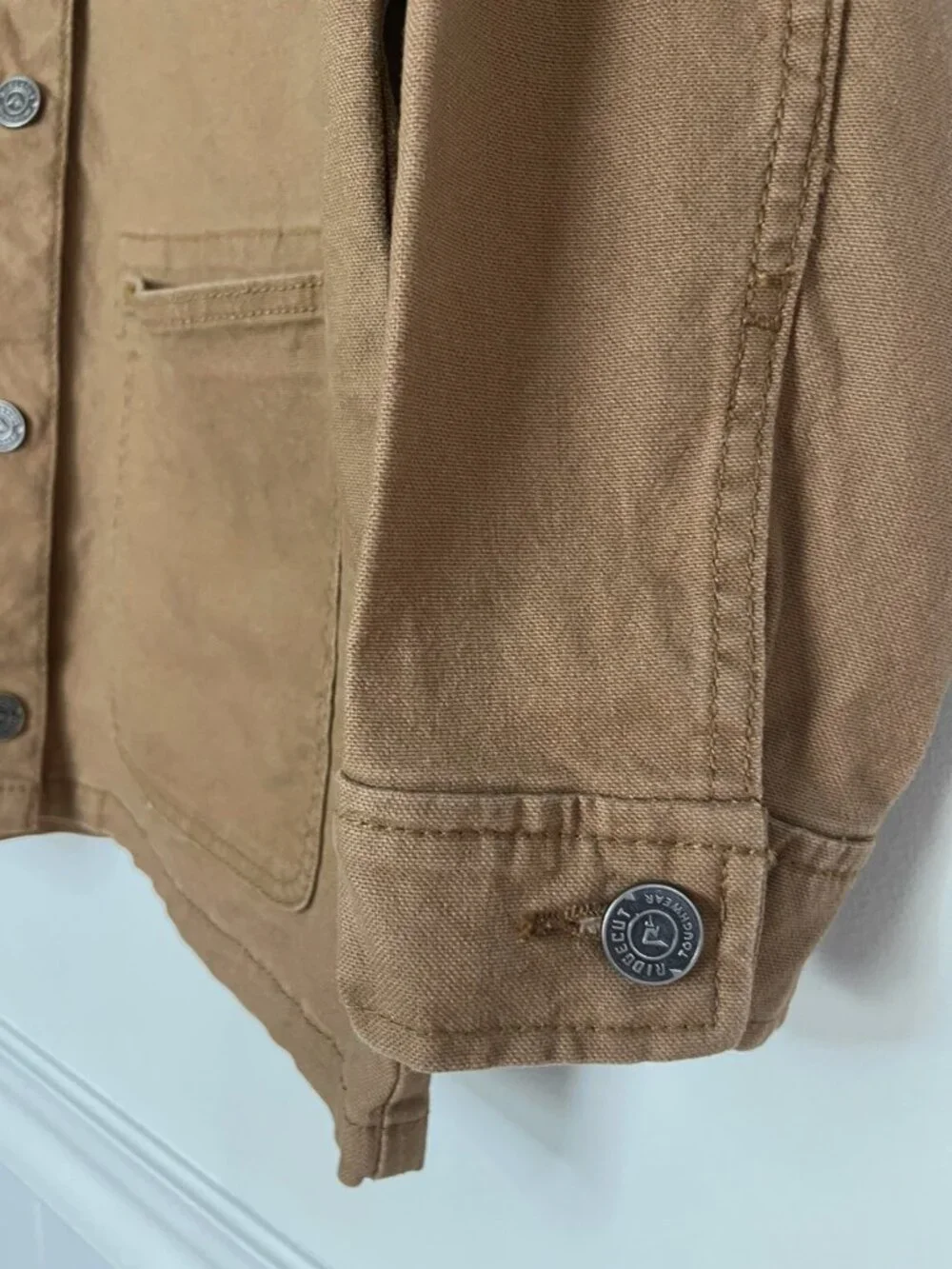 Ridgecut Tough Wear Women’s Canvas Work Jacket Shacket Size Medium New A115